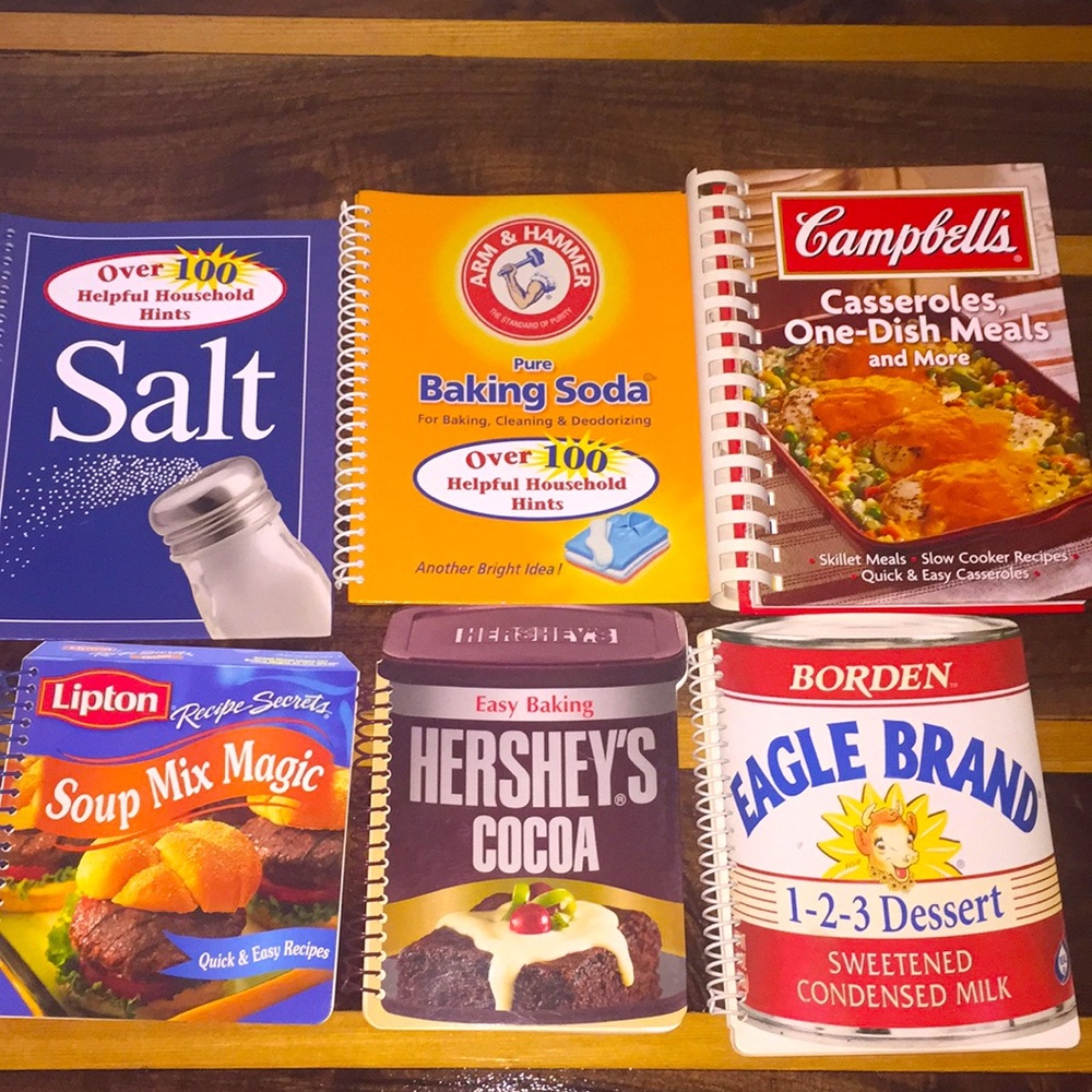 Bundle of 6 new cookbooks